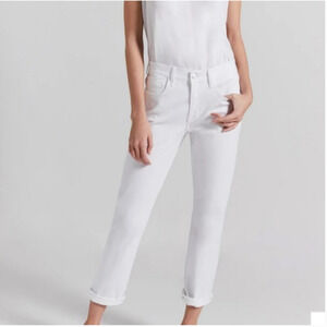 Current Elliott The Fling Sugar White Pants 104588 - Size 24